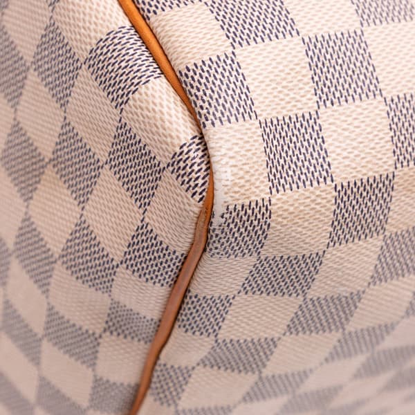 Pre-owned Louis Vuitton Damier Azur Speedy 30 White