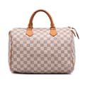 Miniatyrbillede 1 af 10: Pre-owned Louis Vuitton Damier Azur Speedy 30 White