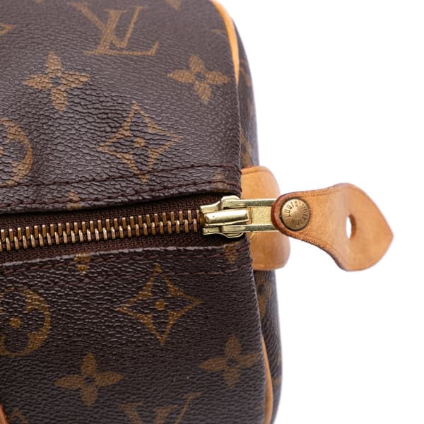 Pre-owned Louis Vuitton Monogram Speedy 30 Brown