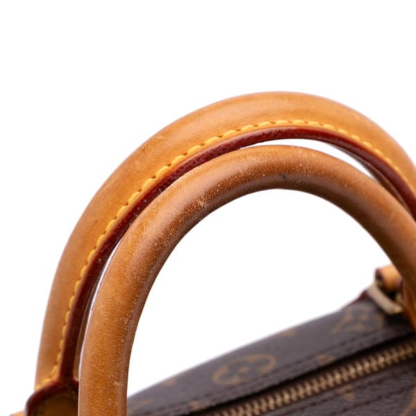 Pre-owned Louis Vuitton Monogram Speedy 30 Brown