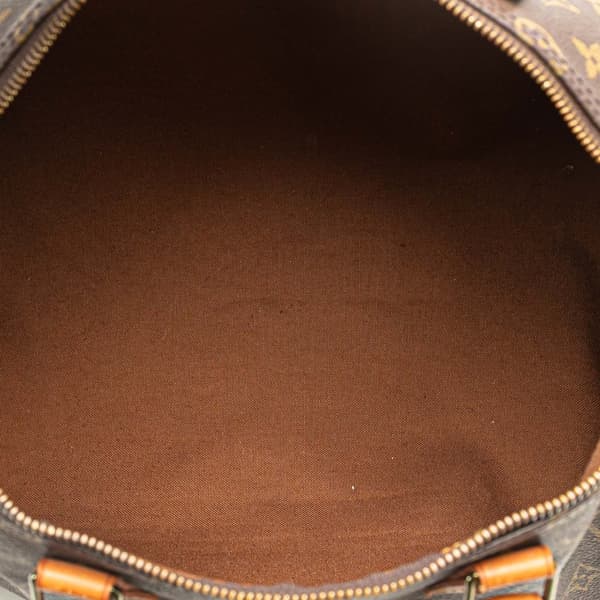 Pre-owned Louis Vuitton Monogram Speedy 35 Brown