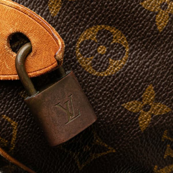 Pre-owned Louis Vuitton Monogram Speedy 35 Brown