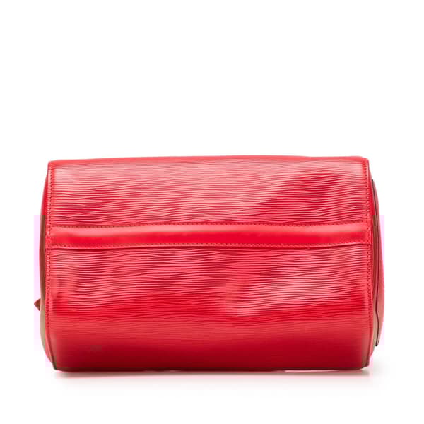 Pre-owned Louis Vuitton Epi Speedy 25 Red
