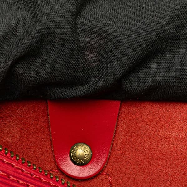 Pre-owned Louis Vuitton Epi Speedy 25 Red