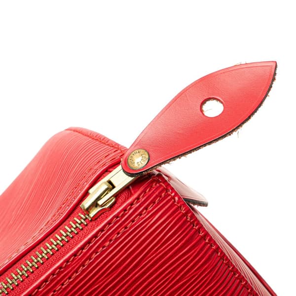 Pre-owned Louis Vuitton Epi Speedy 25 Red