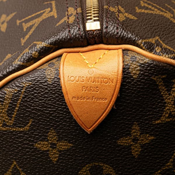 Pre-owned Louis Vuitton Monogram Speedy 40 Brown