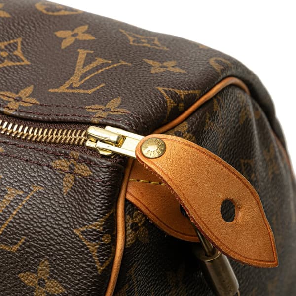 Pre-owned Louis Vuitton Monogram Speedy 40 Brown