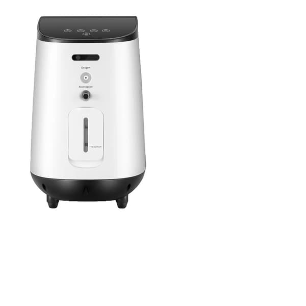 Bærbar iltkoncentrator, justerbar iltstrøm, stille drift 1-7L/min,JY-105W, EU-stik