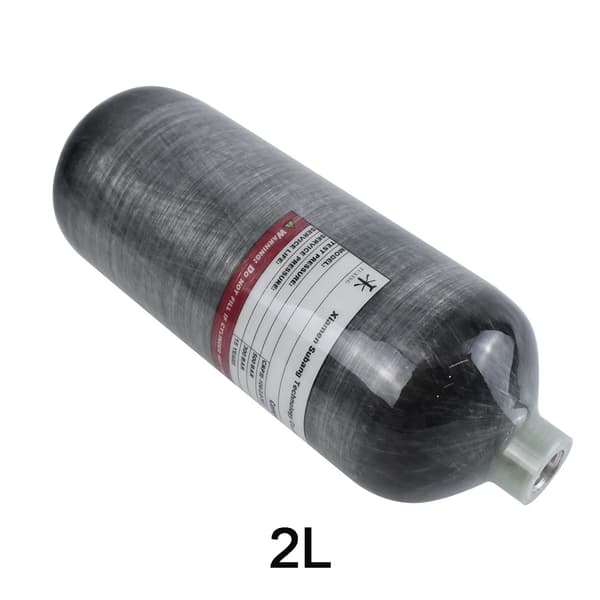 4500Psi 2L Carbon Fiber Cylinder, CE-certificeret, 300 BAR Arbejdstryk,Kulfiber