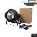 Miniatyrbild 2 av 2: LED Par-ljus, 200W effekt, DMX512-styrning, 2 st 200W Kall Varm, EU-kontakt