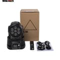 Miniatyrbillede 2 af 2: Mini LED Moving Head Belysning, RGBWA+UV Vask, 14 Kanaler, 7x18, EU-stik