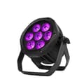 Miniatyrbillede 1 af 2: LED Par Lys, RGBW+UV Farveblanding, IP65 Vandtæt, 7x18W 6IN1, EU-stik