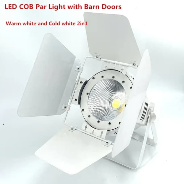LED Par Scenljus, 200W Effekt, RGBWA UV Färgblandning, 6i1 med dörr