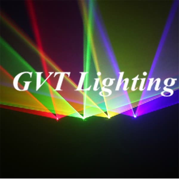 Laserprojektor, Fyrfärgslaserljus, Radiumspotlights, RGBY