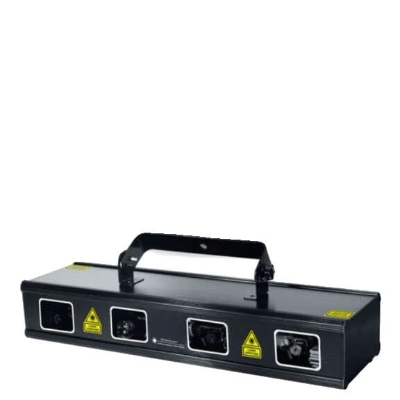 Laserprojektor, Fyrfärgslaserljus, Radiumspotlights, RGBY