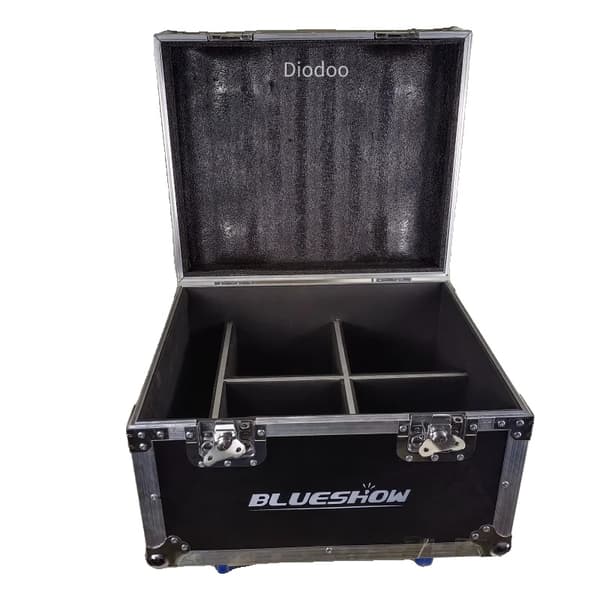 600W Kold Gnistsprøjte, Trådløs Kontrol, Holdbar Flykasse,1x Tomt etui 2i1, sort 1x Empty case 4in1