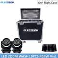 Miniatyrbillede 2 af 2: LED Zoom Wash Flight Case, DMX Scene Lys, Professionel Opsætning,1 Flight Case