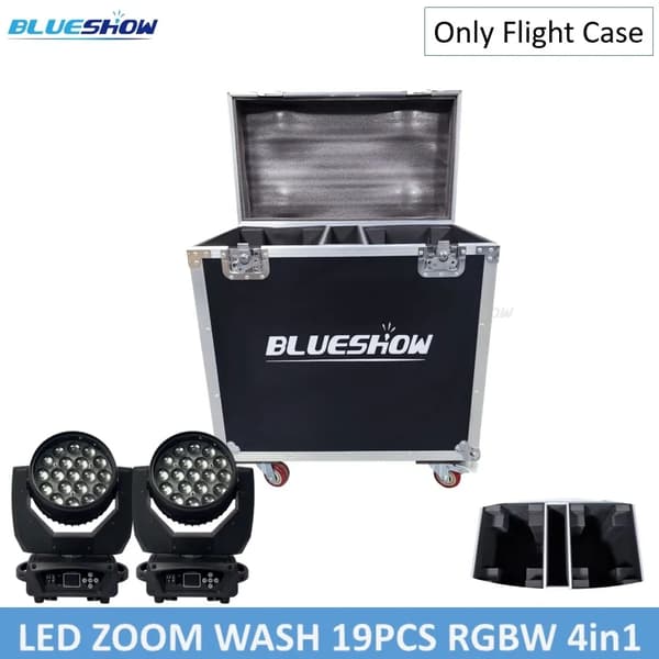LED Zoom Wash Flight Case, DMX Scene Lys, Professionel Opsætning,1 Flight Case
