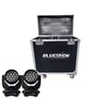Miniatyrbillede 1 af 2: Bevægelseshoved LED Zoom Wash Light, 19x15W RGBW, DMX Scene Kontrol,1 sag