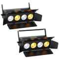 Pikkukuva 1 / 2: 200W COB LED -lava-valot, säädettävä kirkkaus, useita ohjaustiloja,2 kpl, EU-pistoke