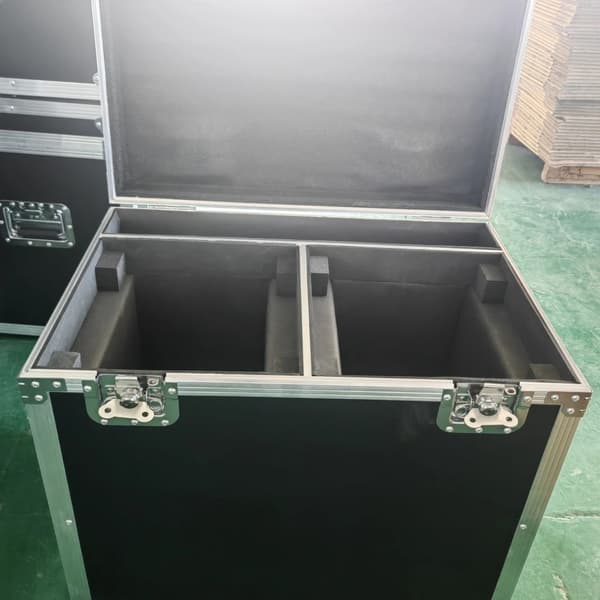 Scenebelysningseffekt, 500W effekt, DMX 16-kanals kontrol,EU-stik, kun flyvesag
