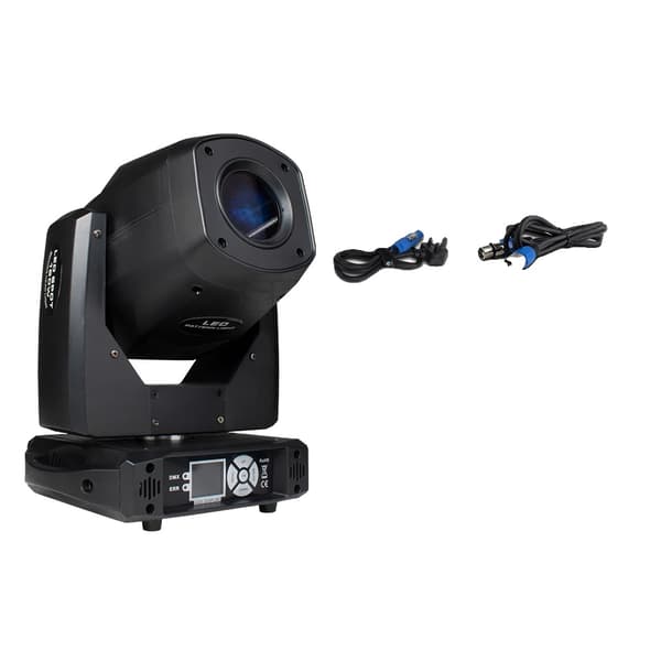 Bevægelseshovedlys, 160W effekt, DMX kontrol,EU-stik, 160W