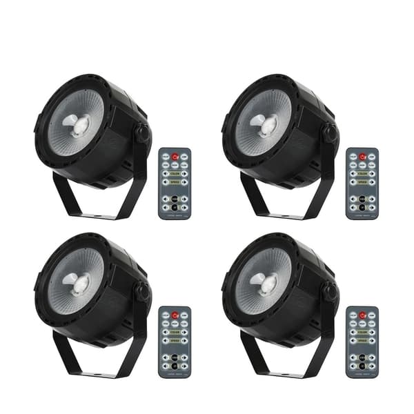 LED Par-belysning, Kompakt Design, Fjärrkontrollfunktionalitet,EU-kontakt, 10ST