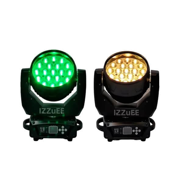 LED Wash Zoom Lys, 300W Effekt, 100.000 timers Levetid,2 Lys 2 Light