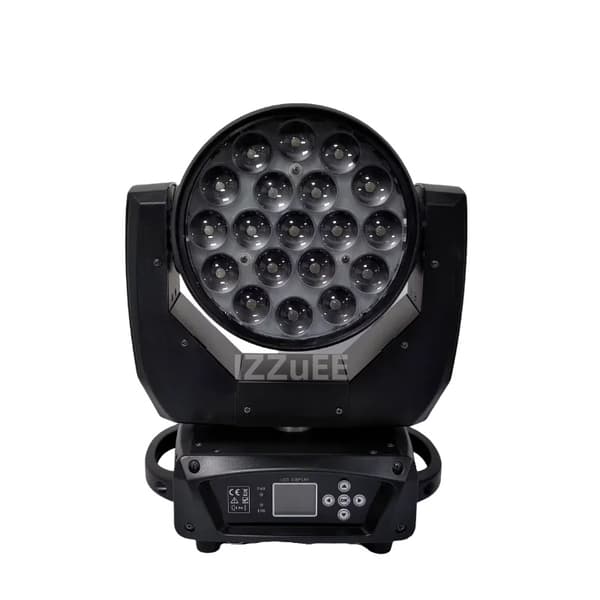 LED Wash Zoom Lys, 300W Effekt, 100.000 timers Levetid,2 Lys