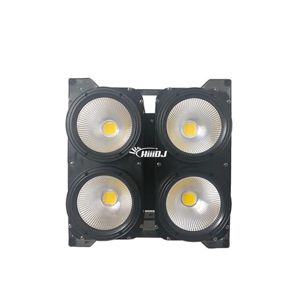 4x100W COB LED Blinderlampa, Anpassningsbara färgalternativ, Imponerande ljusstyrka,1 Ljus, Varm vit