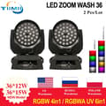 Miniatyrbillede 2 af 2: LED Zoom Wash Light, 450W effekt, 15-65 lineær zoom,2 Lygter, 4i1 RGBW