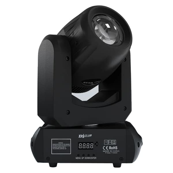 LED Strålkastare Rörlig Huvudlampa, 120W Effekt, 540° Panorera,Eu plugg, 100W Strålkastare Gobo Lampa