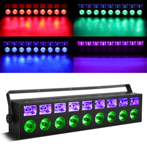 RGBW + UV LED Väggtvättslampa, 60W Effekt, DMX Kontroll,EU