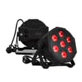 Miniatyrbillede 1 af 2: LED Par Scene Lys, 7X12W Effekt, DMX Kontrol,8pcs 7x12w, EU -stik