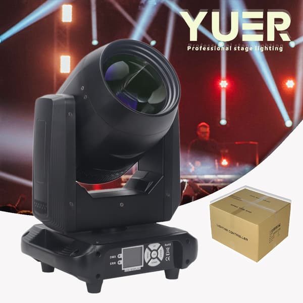 200W LED Scenrörlig Huvudspotlight, DMX-kontroll, 14 Gobos,EU