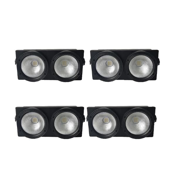 LED Blinder Lygter, 250W Effekt, Tilpasselige Farvemuligheder,4 lys