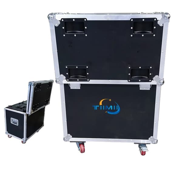 LED Moving Head Light, 19x40W Lysstyrke, 540° Horisontal Scanning,1 flightcase