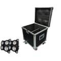 Miniatyrbild 1 av 2: Flightcase för 4x100W COB LED-lampor, stöder DMX-kontroll, optimal projiceringsavstånd,1 tomt fodral