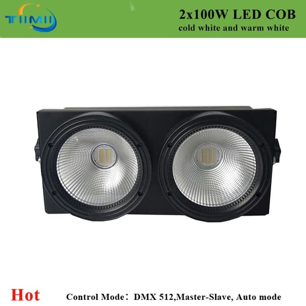 COB LED Blinder-lampa, 250W effekt, mångsidiga kontrolllägen,1 Ljus