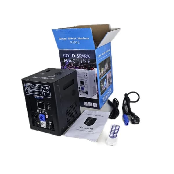 Kall Funktionsfyrverkerimaskin, 750W Effekt, DMX512 Kontroll,1 Maskin, Vitt skal