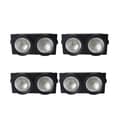 Miniatyrbillede 1 af 2: COB LED Blinder Lys, 250W Effekt, DMX Kontrol,4 lys