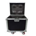 Miniatyrbild 2 av 2: LED DMX Publik Blinder Lampa, 4x100W COB Effekt, 450W Hög Prestanda,Endast 2in1 FlightCase, Kall vit