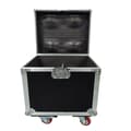 Miniatyrbild 1 av 2: LED DMX Publik Blinder Lampa, 4x100W COB Effekt, 450W Hög Prestanda,Endast 2in1 FlightCase, Kall vit