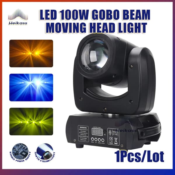 Bevægelseshoved LED-lys, 120W effekt, 18 prismer,1 lys