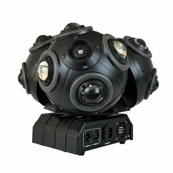 LED Laser Ljus Scen Effekt, 180W Effekt, 540° X-axel Rotation,1st scenljus, EU-kontakt