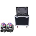 Miniatyrbild 1 av 2: Bee Eye Moving Head Light, 750W Effekt, 4-60° Strålvinkel,1 Flightcase, 19x40w