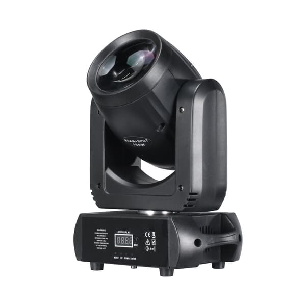 LED Moving Head Light, 150W Effekt, 8 Farver & Gobo Effekter,1 stk 150w stråle, EU-stik