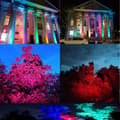Miniatyrbillede 5 af 5: LED Vægvask Flomlys, 450W Effekt, IP65 Vandtæt Bedømmelse,EU-stik, Vandtæt 24x18W