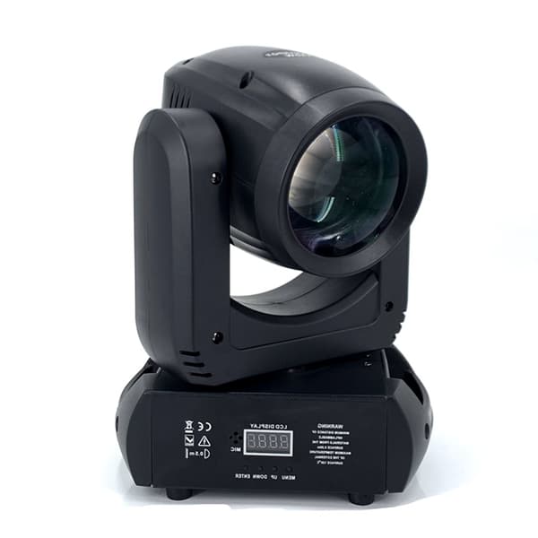 LED Moving Head Light, 150W Effekt, 8 Farver & Gobo Effekter,2 stk 150w stråle, EU-stik