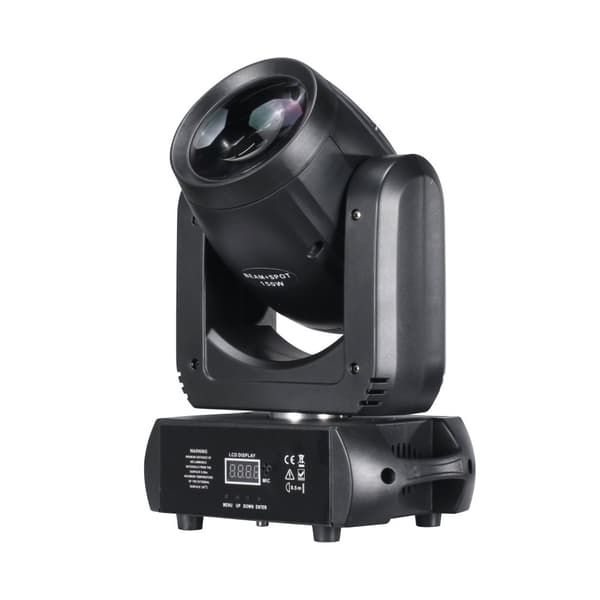 LED Moving Head Light, 150W Effekt, 8 Farver & Gobo Effekter,2 stk 150w stråle, EU-stik